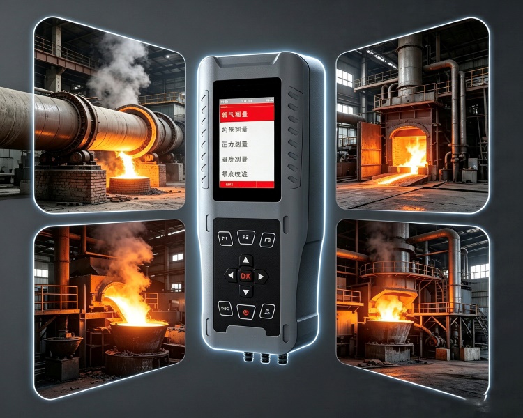 Analyseur de fumées portable intelligent : performances dans les applications de four et de traitement thermique