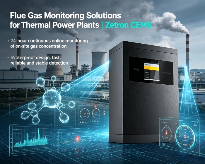 Solutions de surveillance des gaz de combustion pour les centrales thermiques | Zetron CEMS, de la surveillance des processus à la conformité des émissions en fin de canalisation